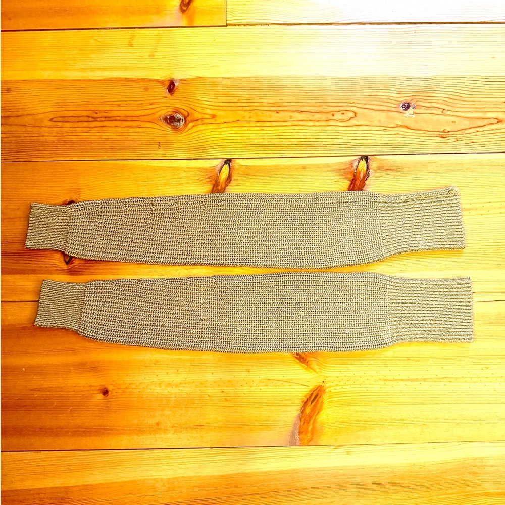 Michael Kors Collection Arm Warmers in Gold Sparkle